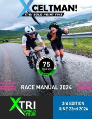 CELTMAN! XTRI Solo Point Five Race Manual 2024