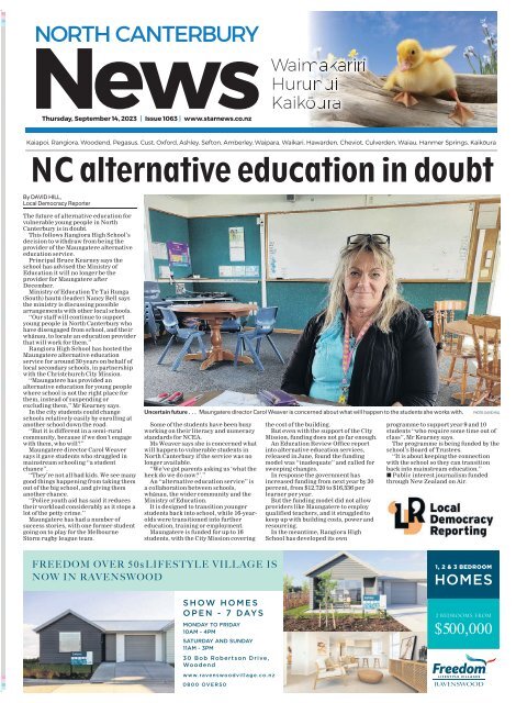 North Canterbury News: September 14, 2023