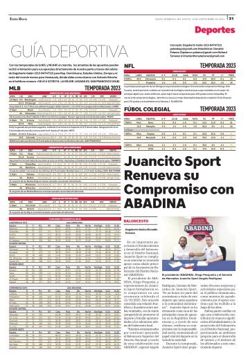 Guía Deportiva 14-09-2023