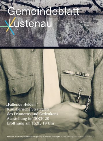 Gemeindeblatt Lustenau Nr. 37 | Freitag, 15. September 2023