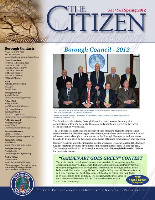 Borough Council - 2012