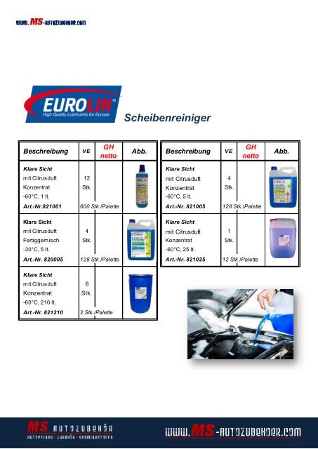 MS Autozubehör Winterprogramm 2023/24 