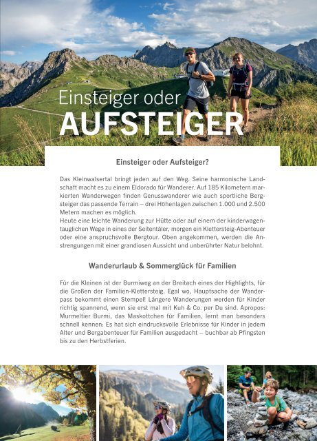 Mein Kleinwalsertal - Urlaub in den Bergen 2023-2024