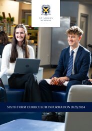 Sixth Form Curriculum Information Booklet 2023-2024