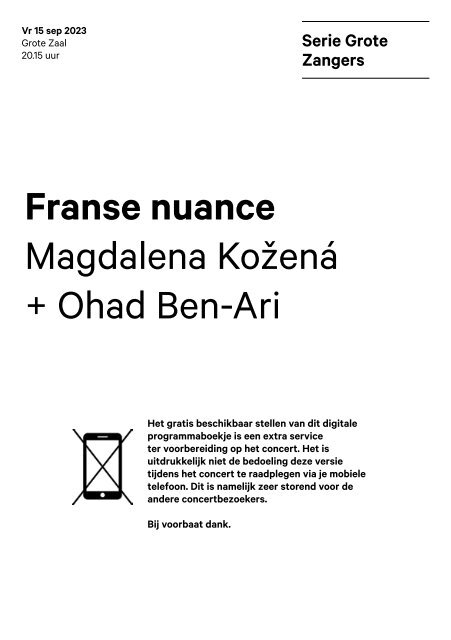 2023 09 15 Franse nuance - Magdalena Kožená