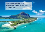 Golfreise Mauritius