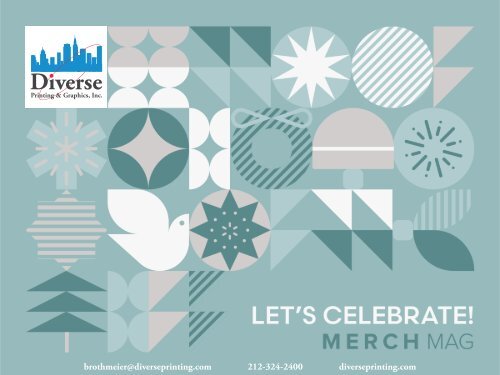 Diverse Printing & Graphics - Let's Celebrate Merch Mag