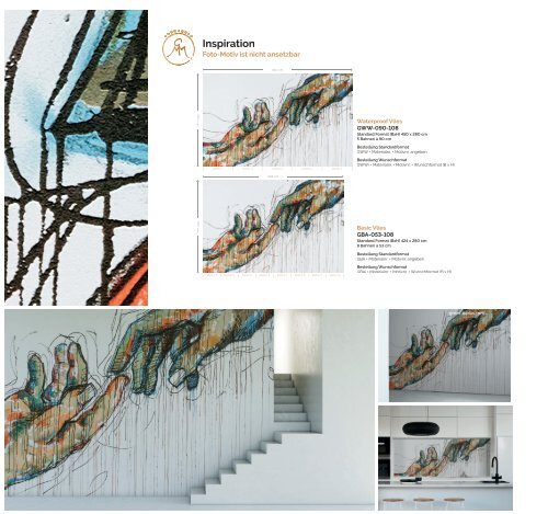 Wasserfest versiegelbare Tapeten für Bad & Küche der Gräflich Münster'schen Manufaktur