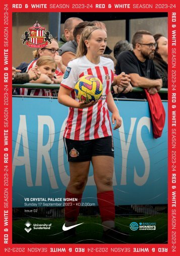 Red & White Issue 02: SAFC Women vs Crystal Palace Women