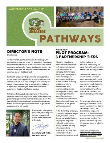 Pathways: Fall 2023 Newsletter