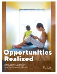 Opportunities Realized | Realize: Our Powers, Our Potential