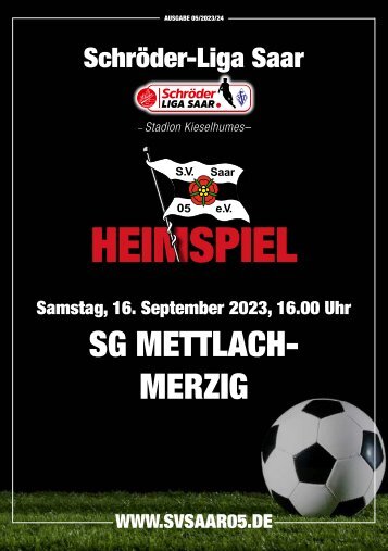 05er Magazin - SG Mettlach/Merzig