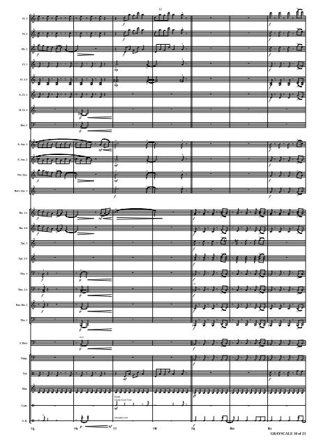 Grayscale Transposing Score V1