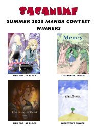 SacAnime Summer 2023 Manga Contest Winners