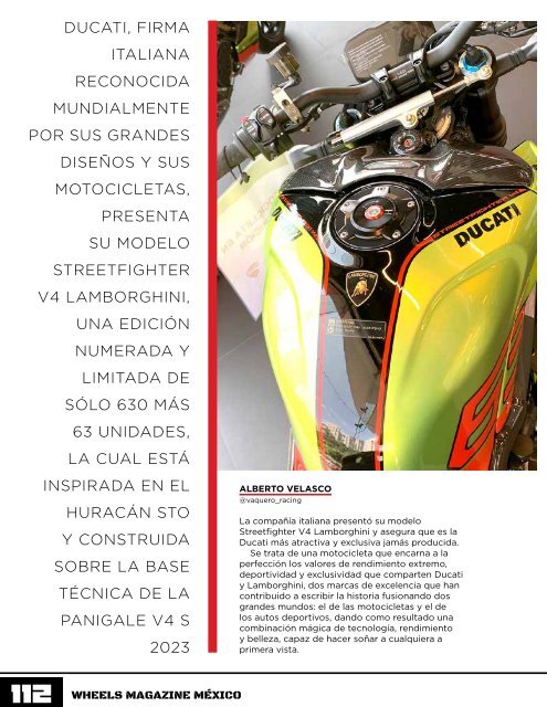 Wheels Magazine México Septiembre  2023