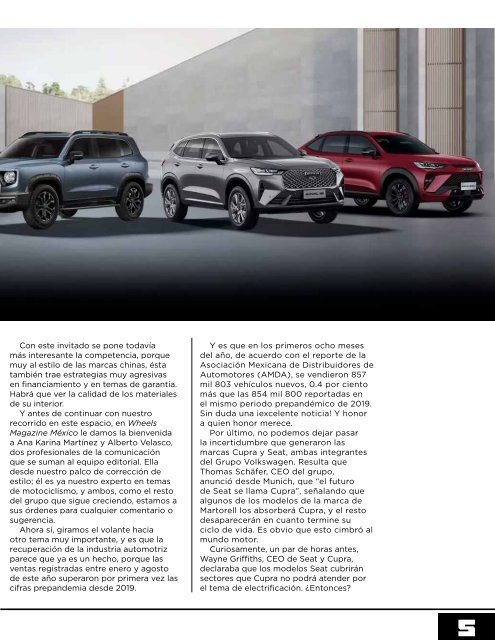 Wheels Magazine México Septiembre  2023