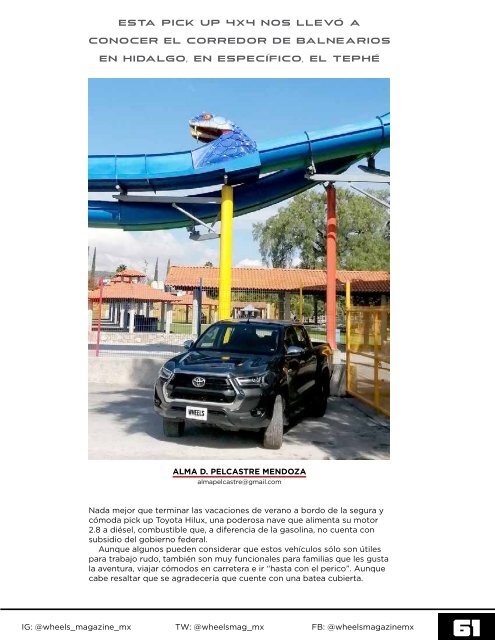 Wheels Magazine México Septiembre  2023