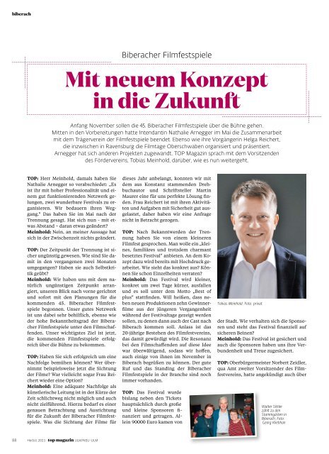 TOP Magazin Ulm 03/2023