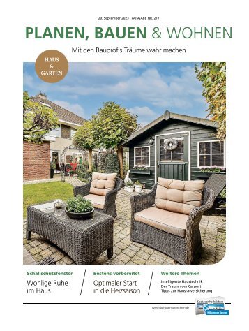 Planen, Bauen & Wohnen Dachau - September 2023: Nachhaltiges Bauen und Modernes Wohnen in Dachau