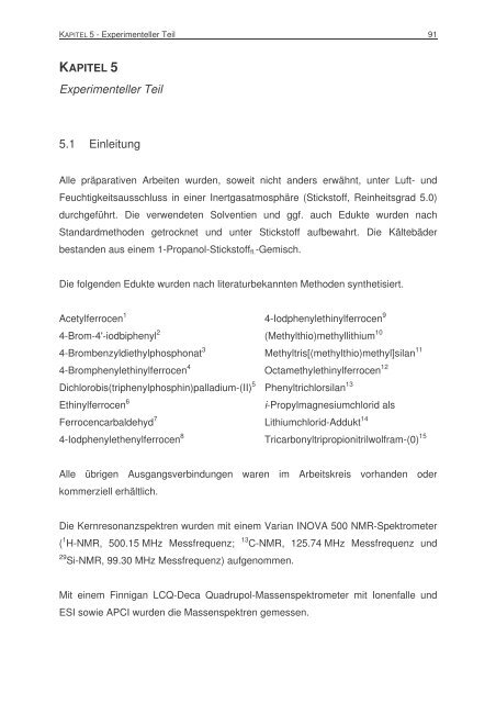 Synthese und Charakterisierung neuer Schwefel-Tripodliganden für ...