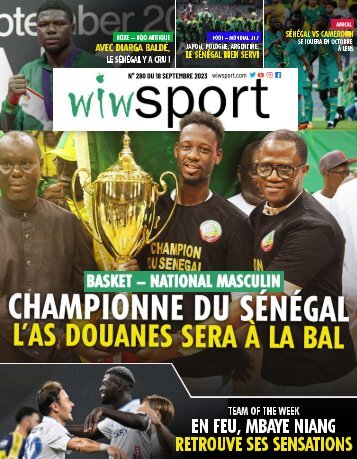 Journal wiwsport n280 - 18 septembre 2023