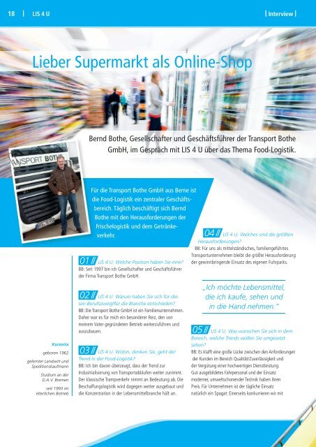 Food-Logistik 2.0 - LIS AG