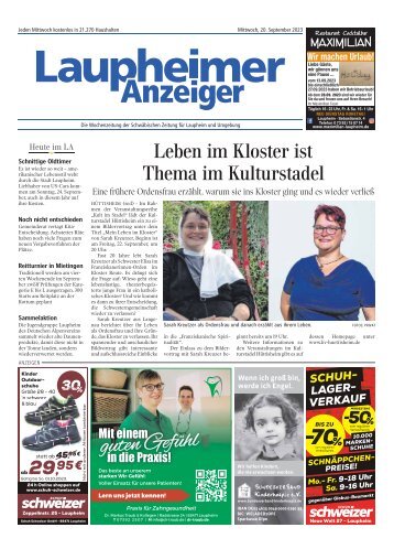 20.09.2023 Laupheimer Anzeiger