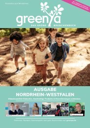 greenya Das grüne Branchenbuch Ausgabe Nordrhein-Westfalen 2023/2025