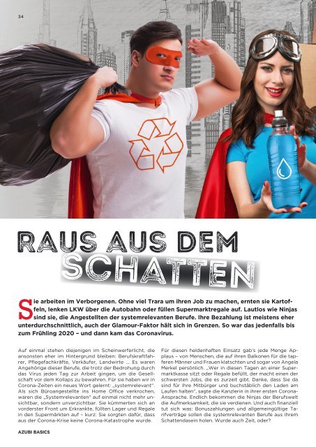 Azubi Basics Ausbildungs-Wissensmagazin Ostwestfalen 2023-24 - Ausgabe 556