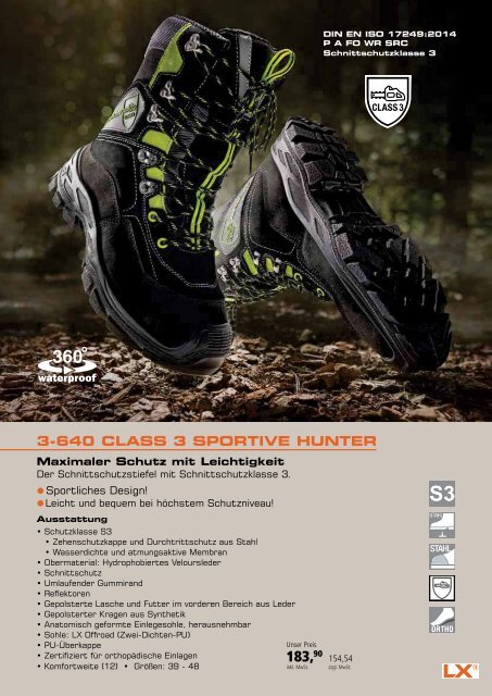 Luprifex Forst- und Schnittschutz-Stiefel