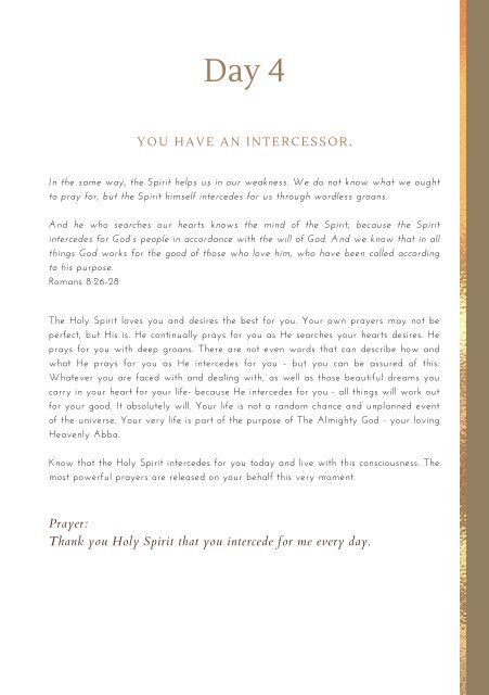 50 days of intimacy with the holy spirit (3)