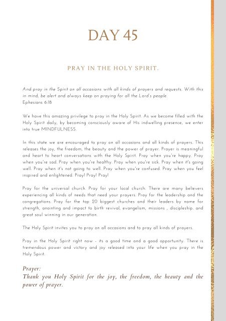 50 days of intimacy with the holy spirit (3)