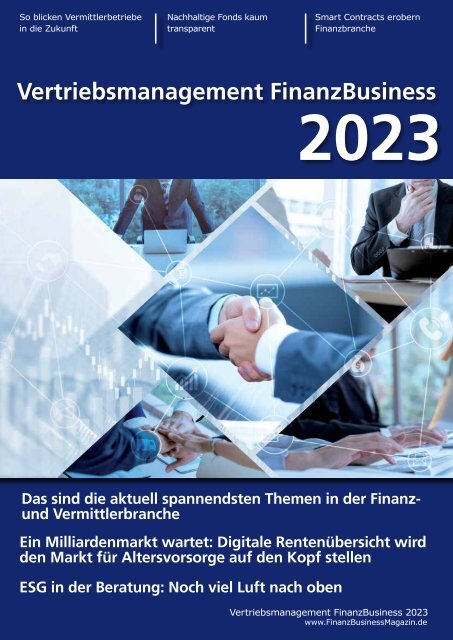 Vertriebsmanagement FinanzBusiness 2023