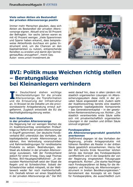 Vertriebsmanagement FinanzBusiness 2023