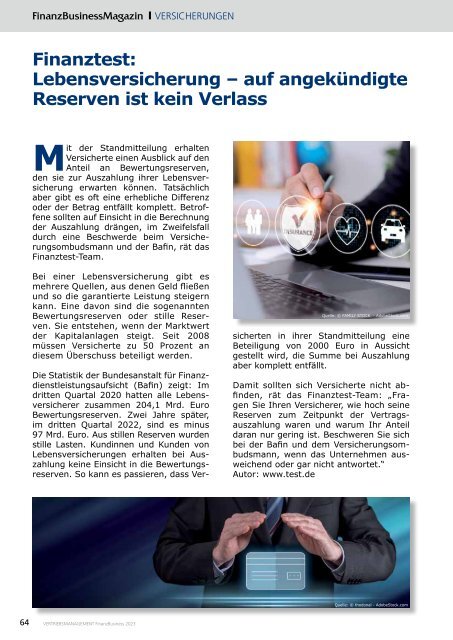 Vertriebsmanagement FinanzBusiness 2023