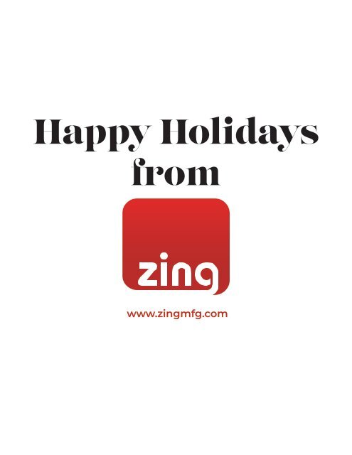 Zing Holiday Wish List 2023