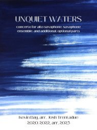 Day_Unquiet Waters [sax choir] - SCORE