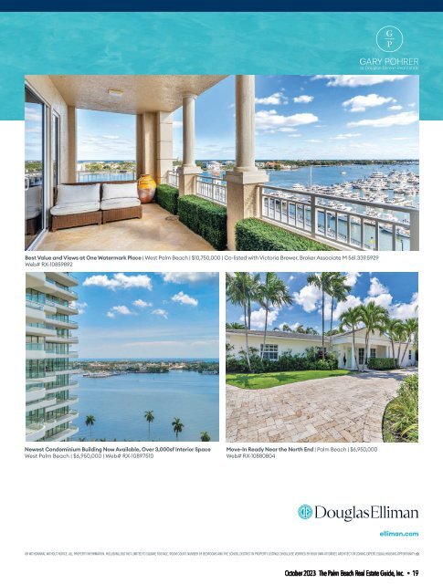 Palm Beach Real Estate Guide OCT 2023