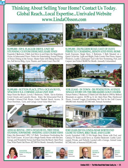 Palm Beach Real Estate Guide OCT 2023