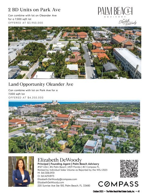 Palm Beach Real Estate Guide OCT 2023