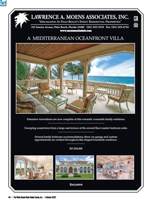 Palm Beach Real Estate Guide OCT 2023