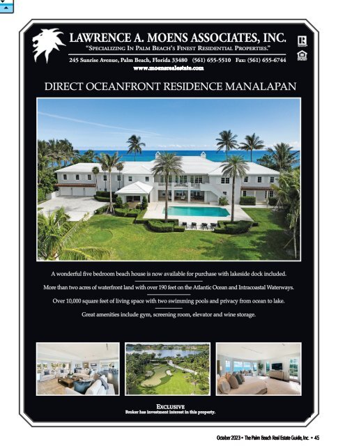 Palm Beach Real Estate Guide OCT 2023