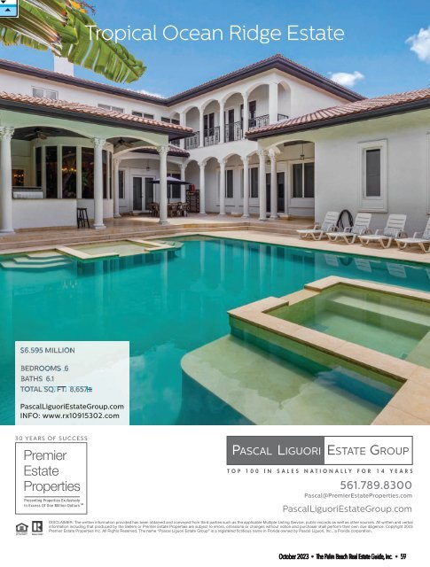 Palm Beach Real Estate Guide OCT 2023