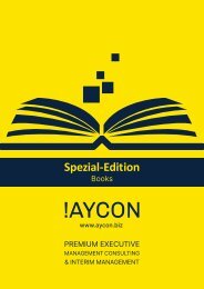 AYCON SPEZIAL EDITION BOOKS