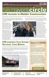 CIRI invests in Weldin Construction