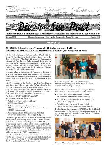 20.09.2023 Die kleine See-Post