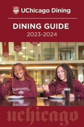 Dining & Allergen Guide