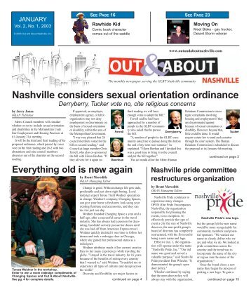 Nashville considers sexual orientation ordinance - Out & About ...