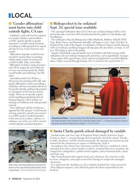 Angelus News | September 22, 2023, Vol. 8, Issue No. 19