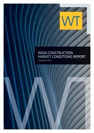 WT India Construction Market Conditions Report Sep 2023